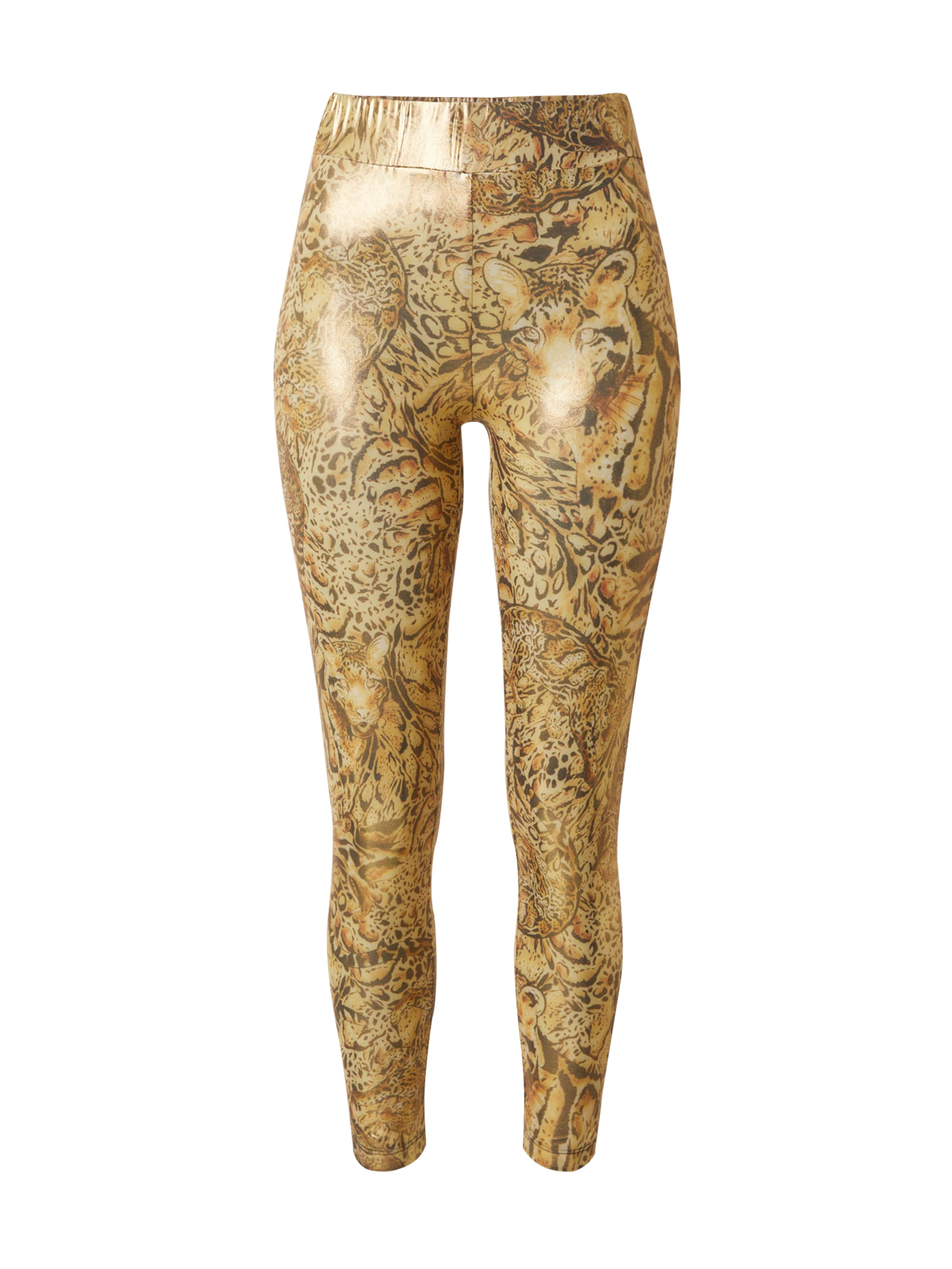 Just Cavalli Regular Leggings in Yellow: front
