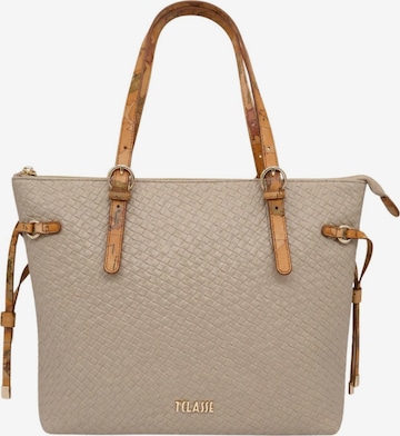 Alviero Martini Schultertasche in Beige: Vorderseite