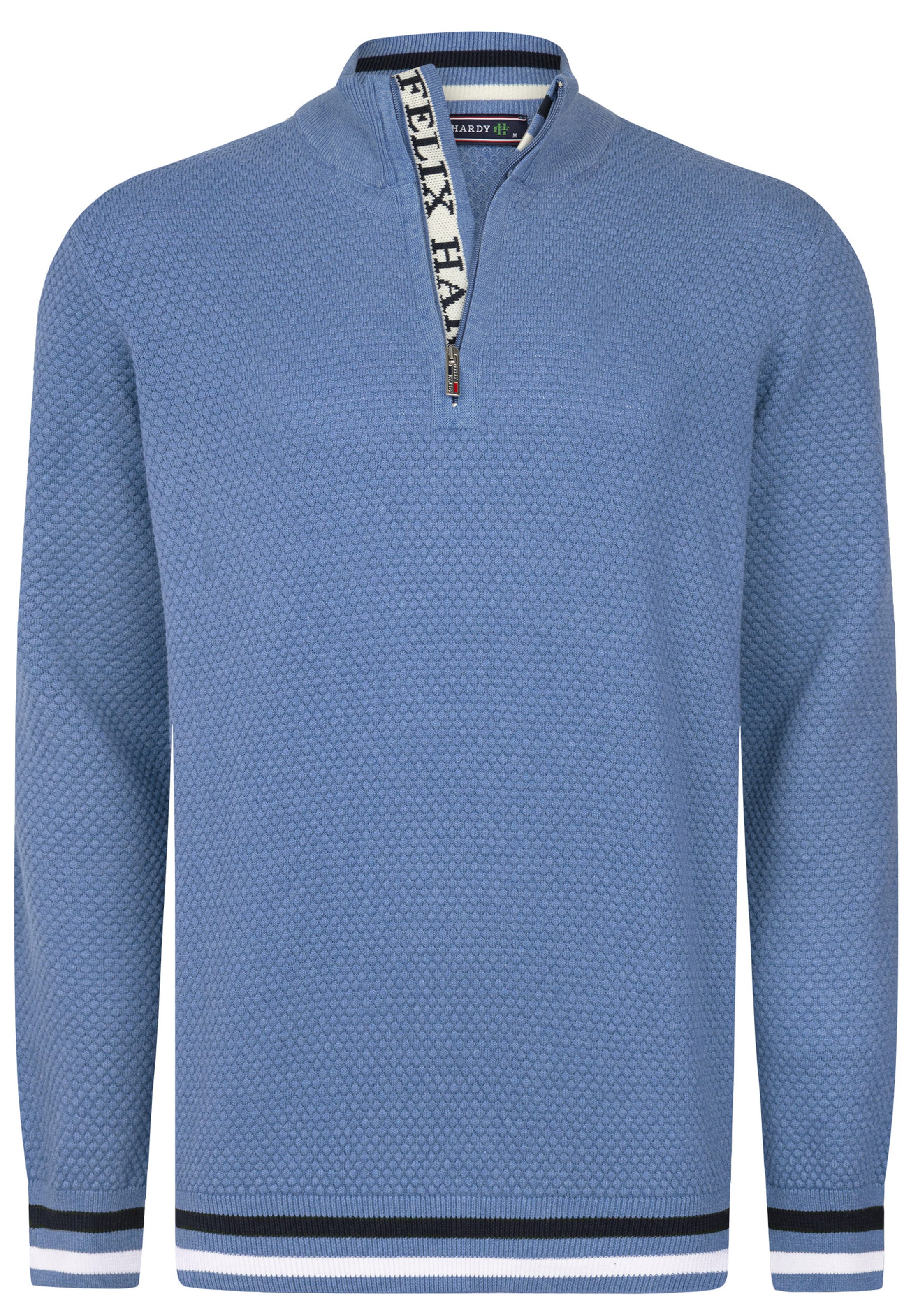 Felix Hardy Пуловер в синьо: отпред