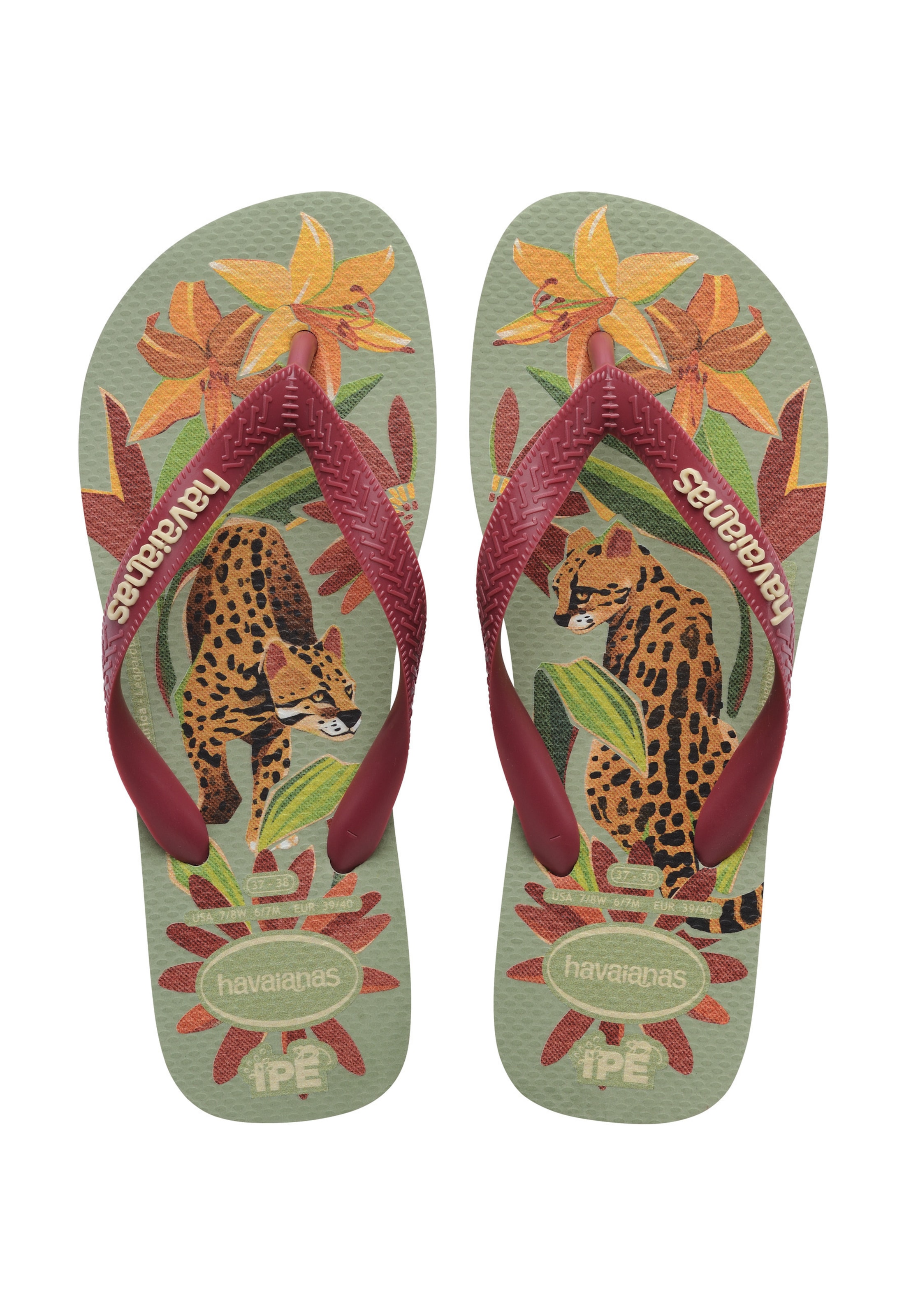 HAVAIANAS - Sandalias de dedo 'Ipe' en rojo