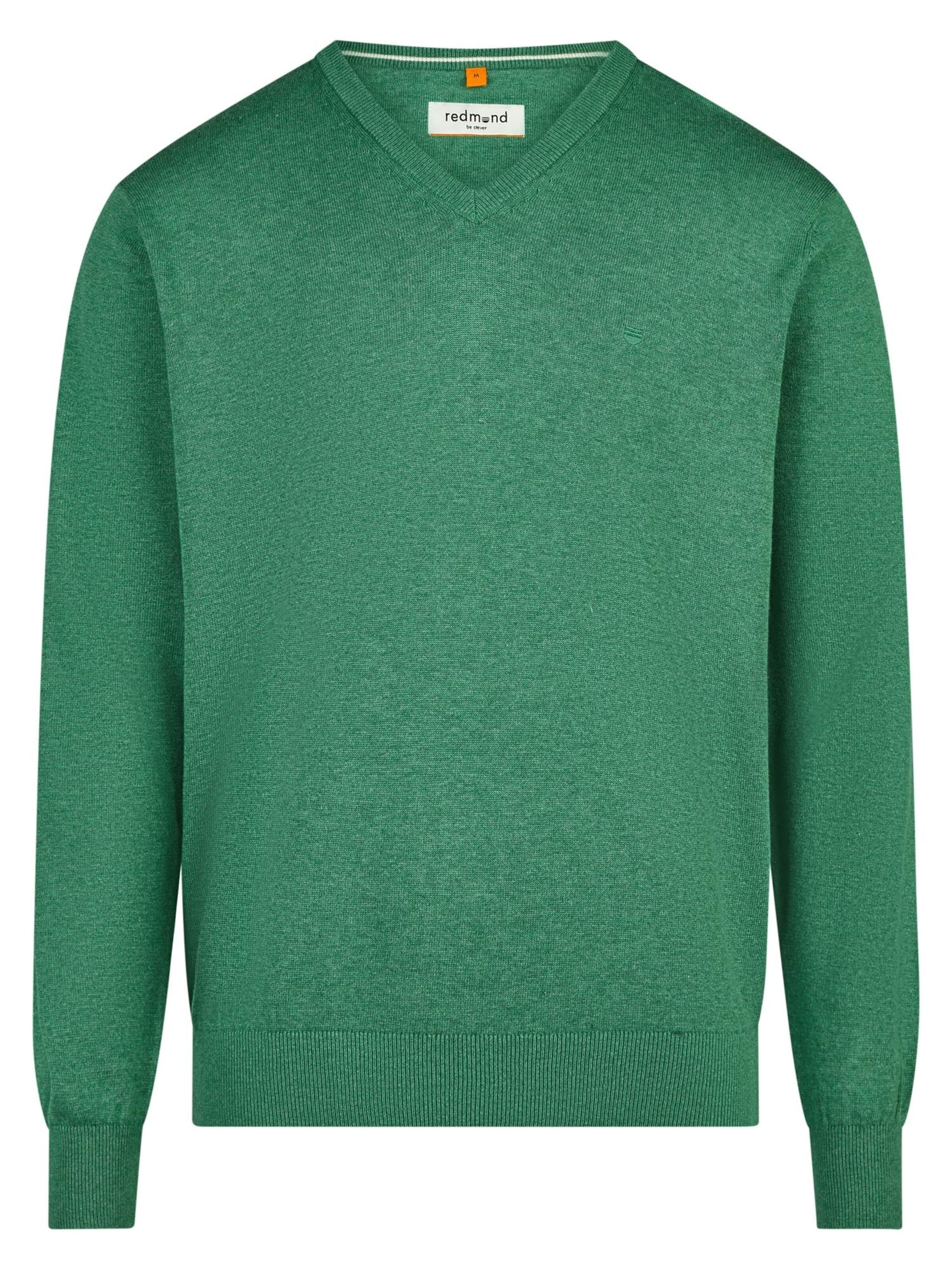 redmond Sweater 'Basic' in Green: front