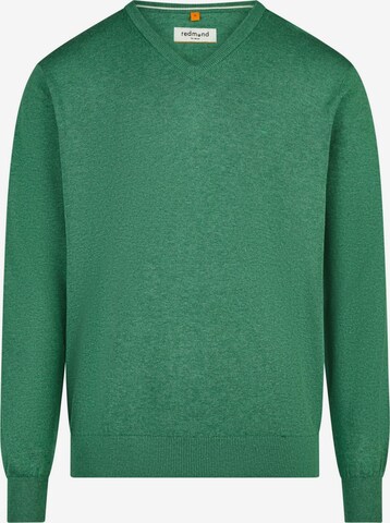 redmond Sweater 'Basic' in Green: front