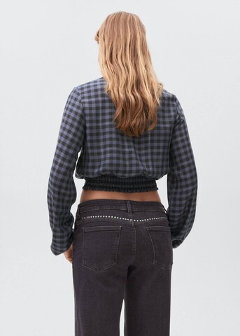 MANGO TEEN Bluse 'Punkt' in Grau