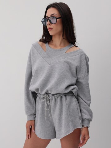 FEMSSY Top 'MIDLINE TOP BEIGE' in Grijs