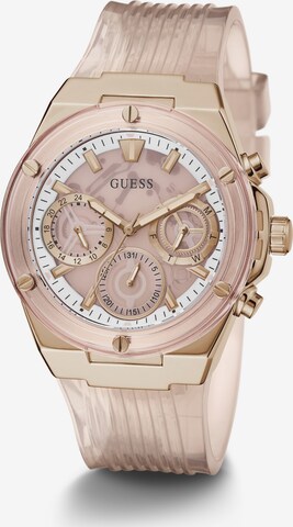 GUESS Analog Watch ' ATHENA ' in Gold: front