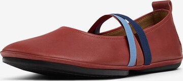 CAMPER Ballet Flats with Strap 'Right Nina' in Red: front