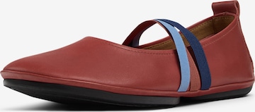 CAMPER Strap ballerina 'Right Nina' in Red: front