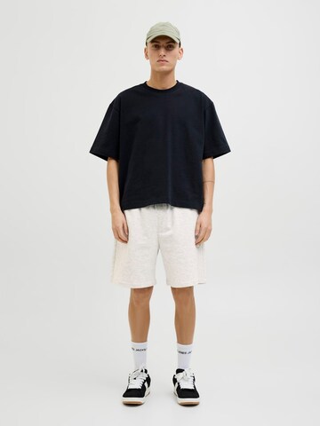 JACK & JONES - Pierna ancha Pantalón en blanco