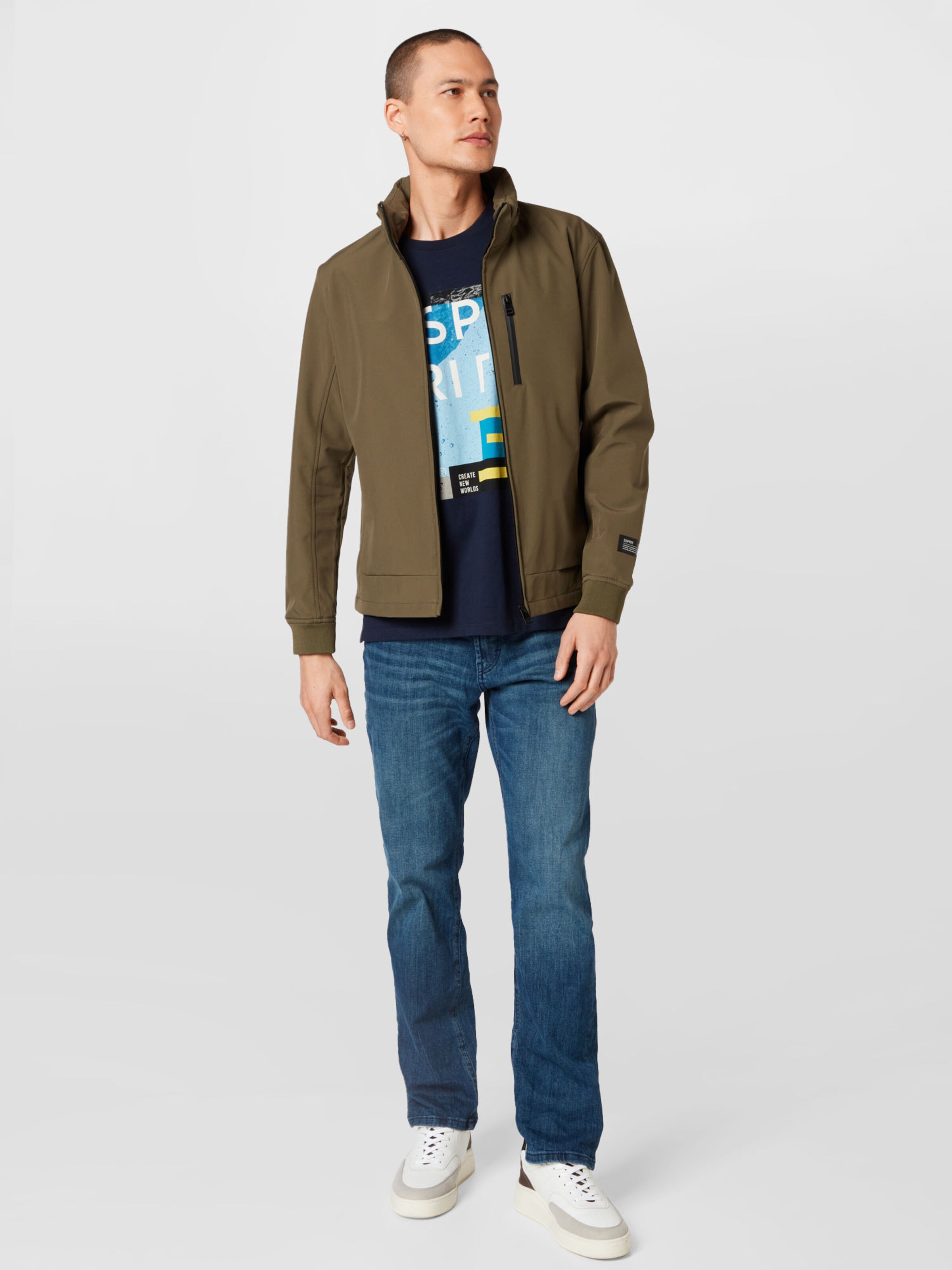 Männer Jacken ESPRIT Jacke in Oliv - LX88758 Männer Jacken ESPRIT Jacke in Oliv - LX88758