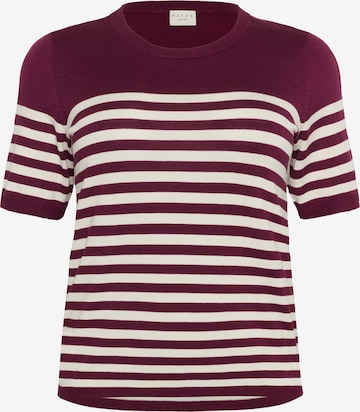 KAFFE CURVE Pullover 'Lizzy' in Lila: Vorderseite