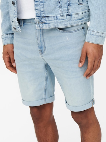 regular Jeans di Only & Sons in blu