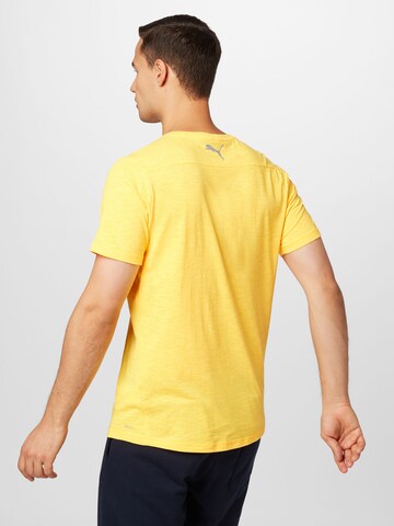 PUMA Funkcionalna majica | rumena barva