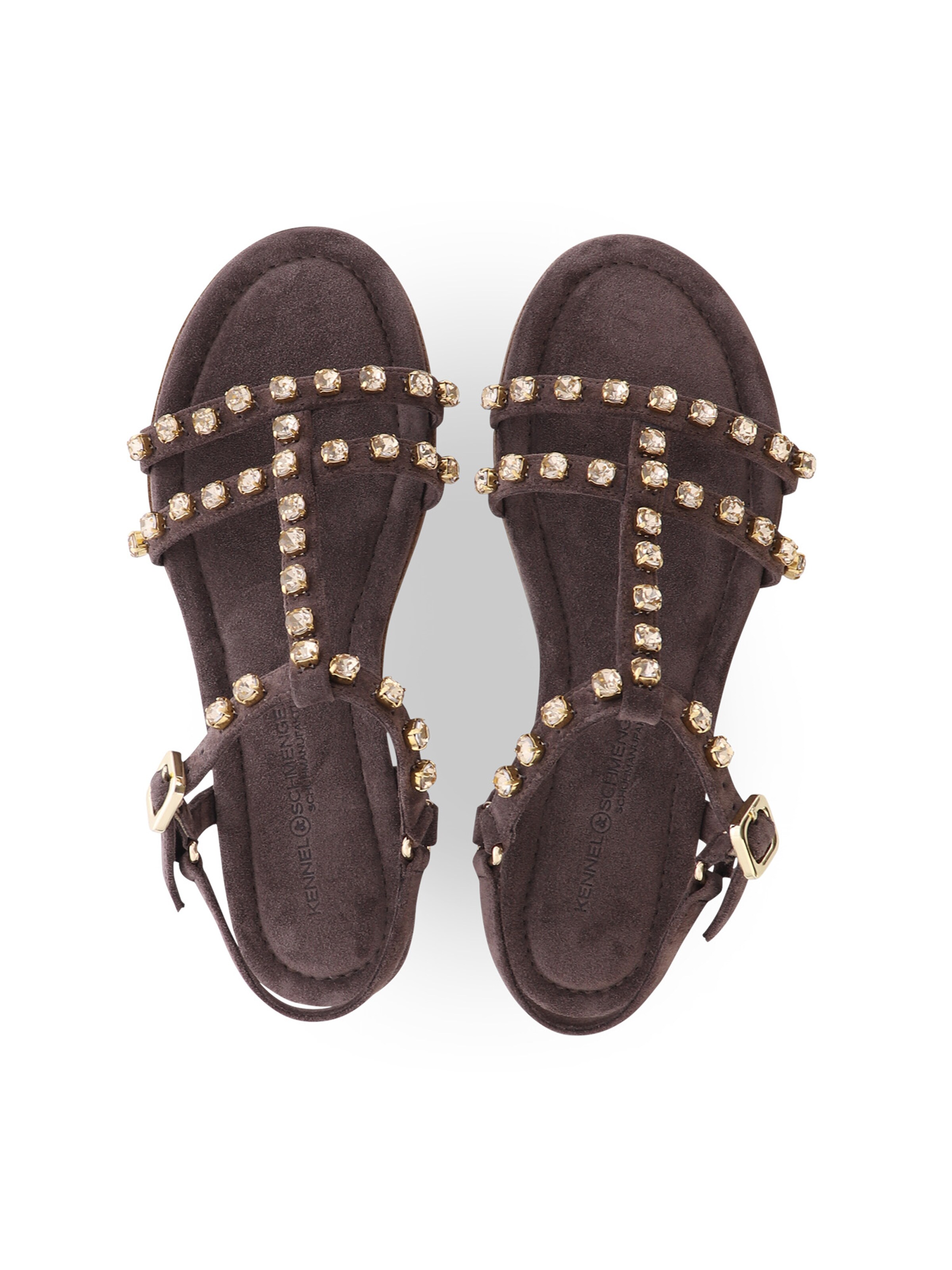 Sandales à lanières 'Carly' Kennel & Schmenger en marron