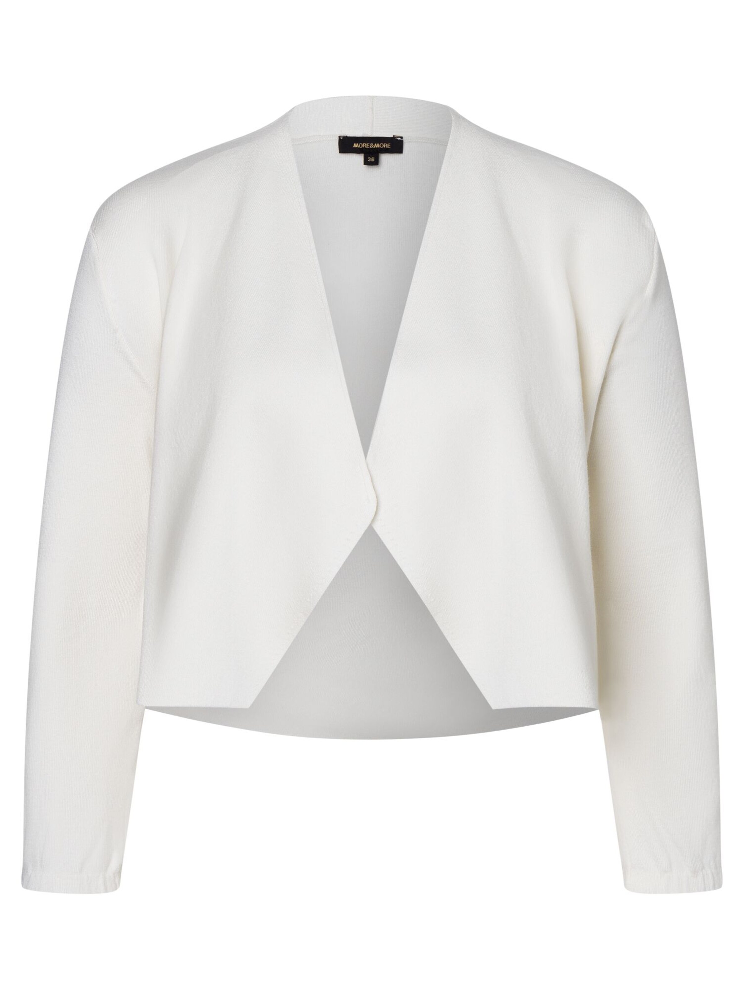 MORE & MORE - Casaco de malha em bege: frente