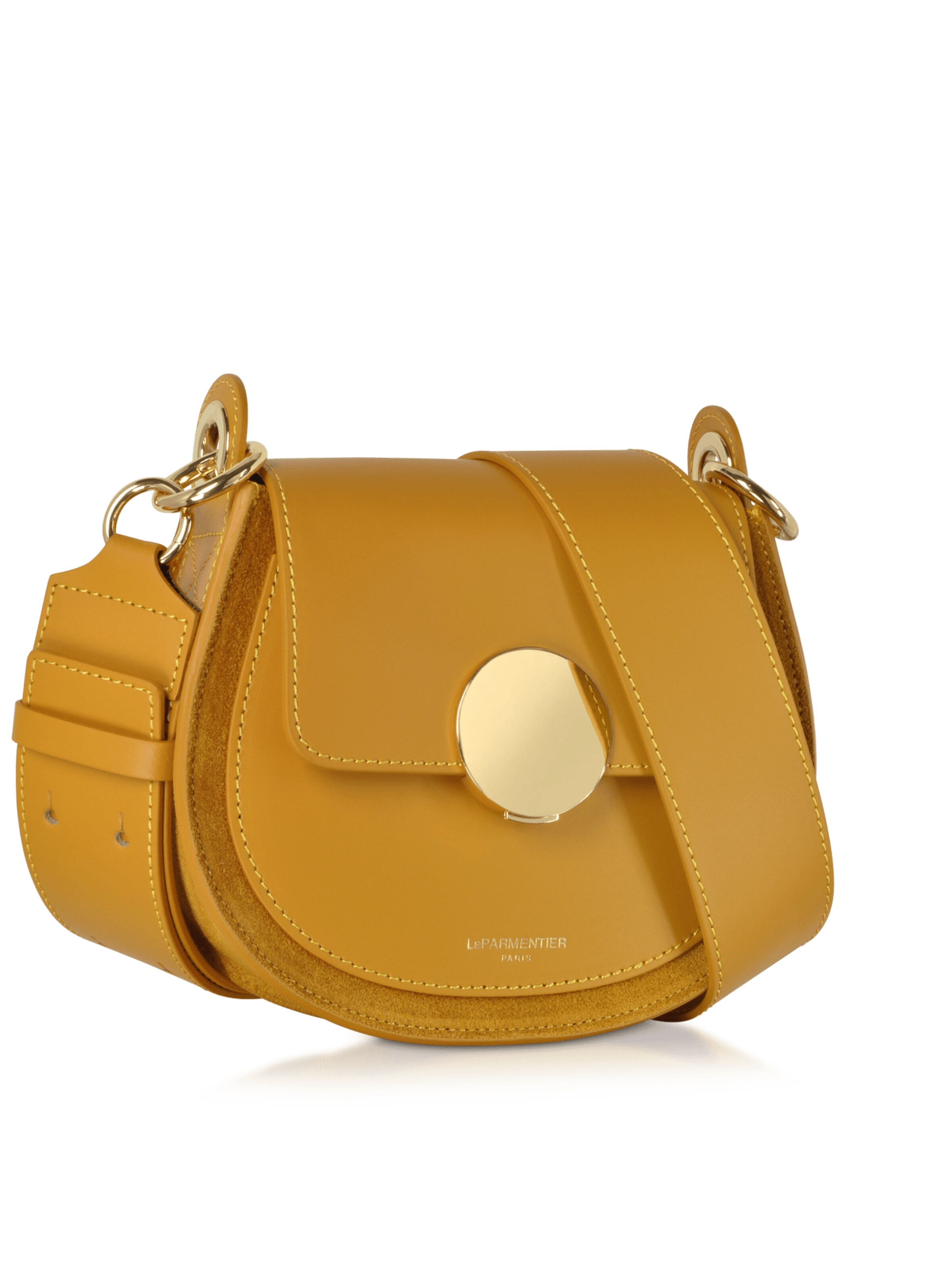 LeParmentier Handtas 'Yucca' in Geel