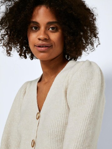 Noisy may Knit cardigan 'Son' in Beige