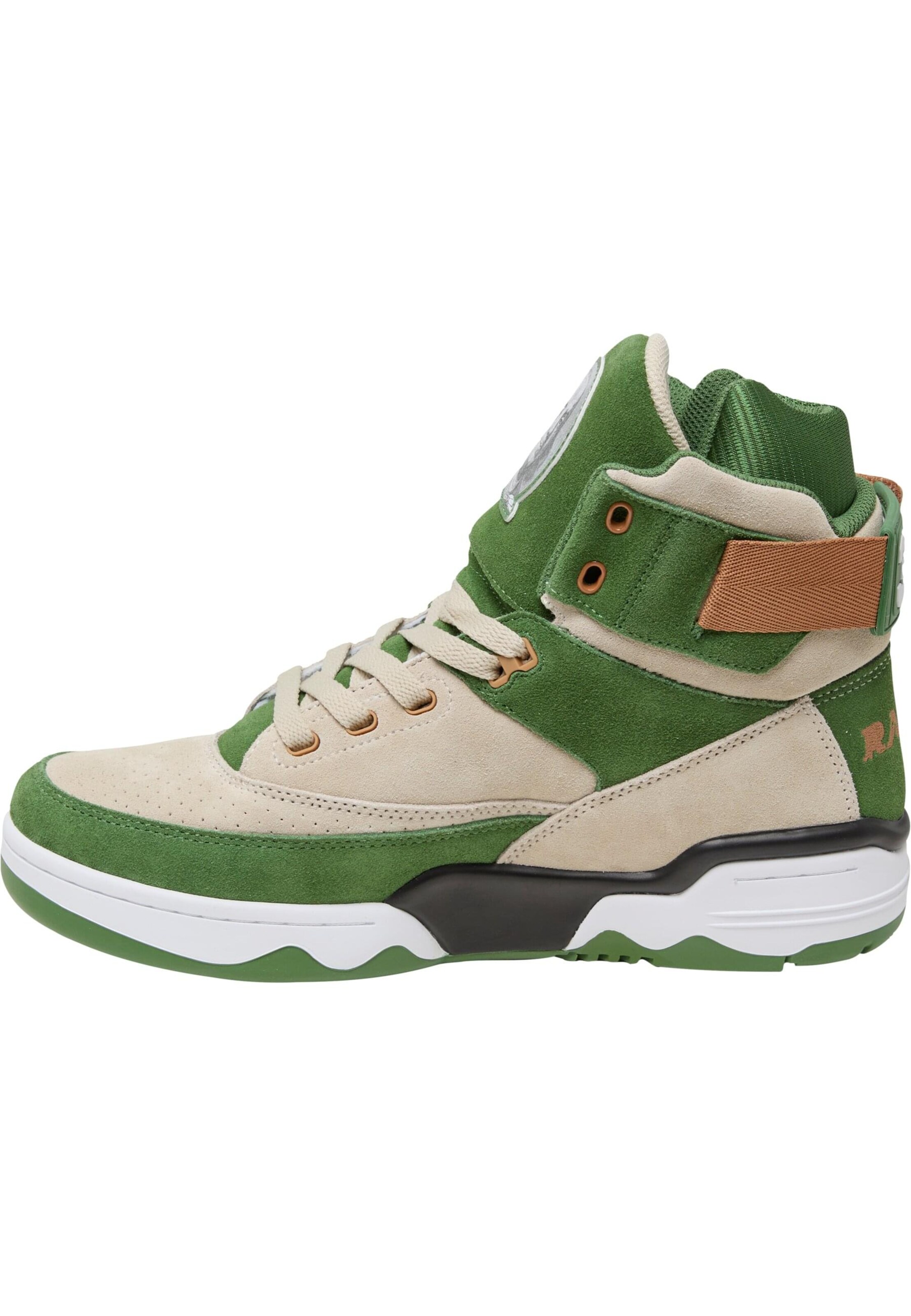 Sneaker alta 'Rakim' di Ewing in beige