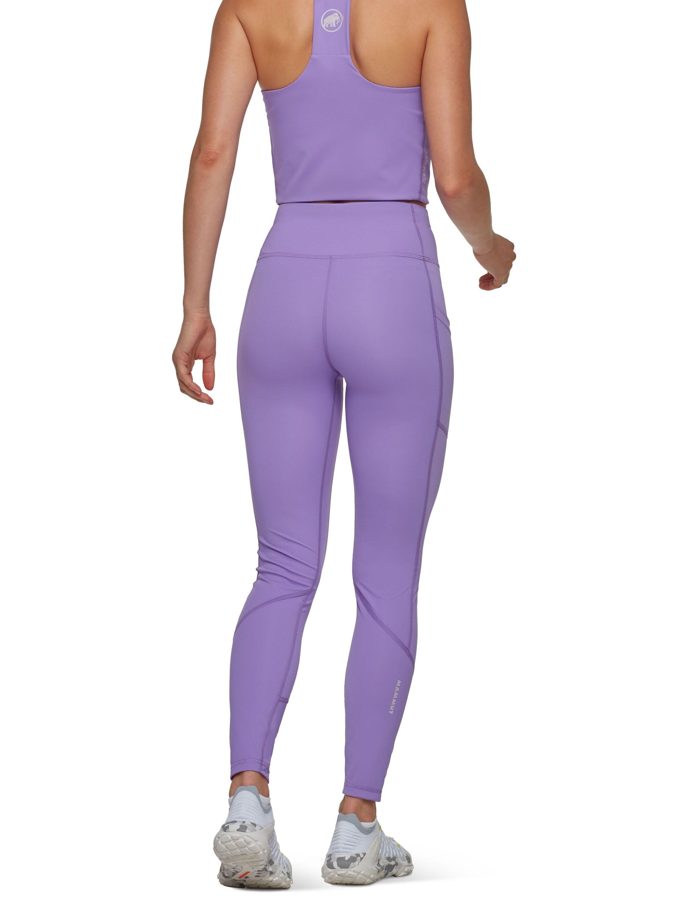 MAMMUT Skinny Workout Pants 'MASSONE' in Purple