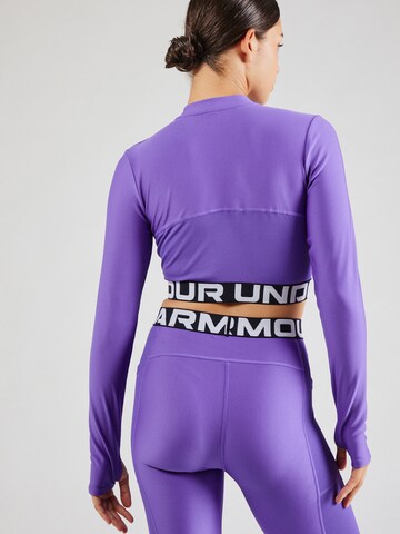 UNDER ARMOUR Funkční tričko 'HeatGear' – fialová