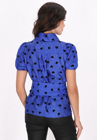 faina Blouse 'Fashion Look' in Blauw
