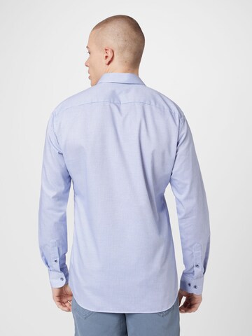 ETERNA Slim Fit Businesskjorte i blå