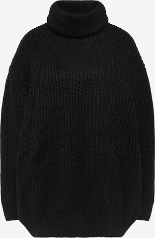 RISA Oversized sweater in Black: front