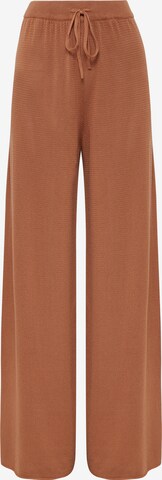 Calli Loosefit Broek 'BYRON' in Bruin: voorkant