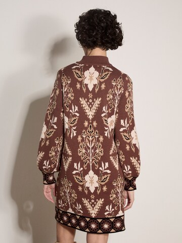 Robes en maille Apricot en marron