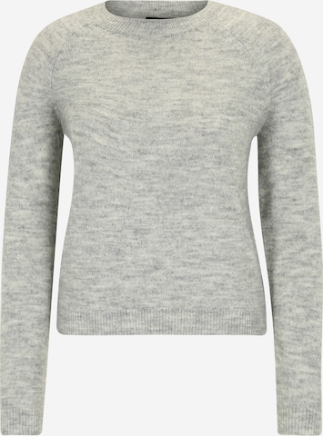 Pull-over 'JULIANA' Pieces Petite en gris : devant