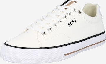 BOSS Orange Sneakers 'Aiden Tenn' in White: front