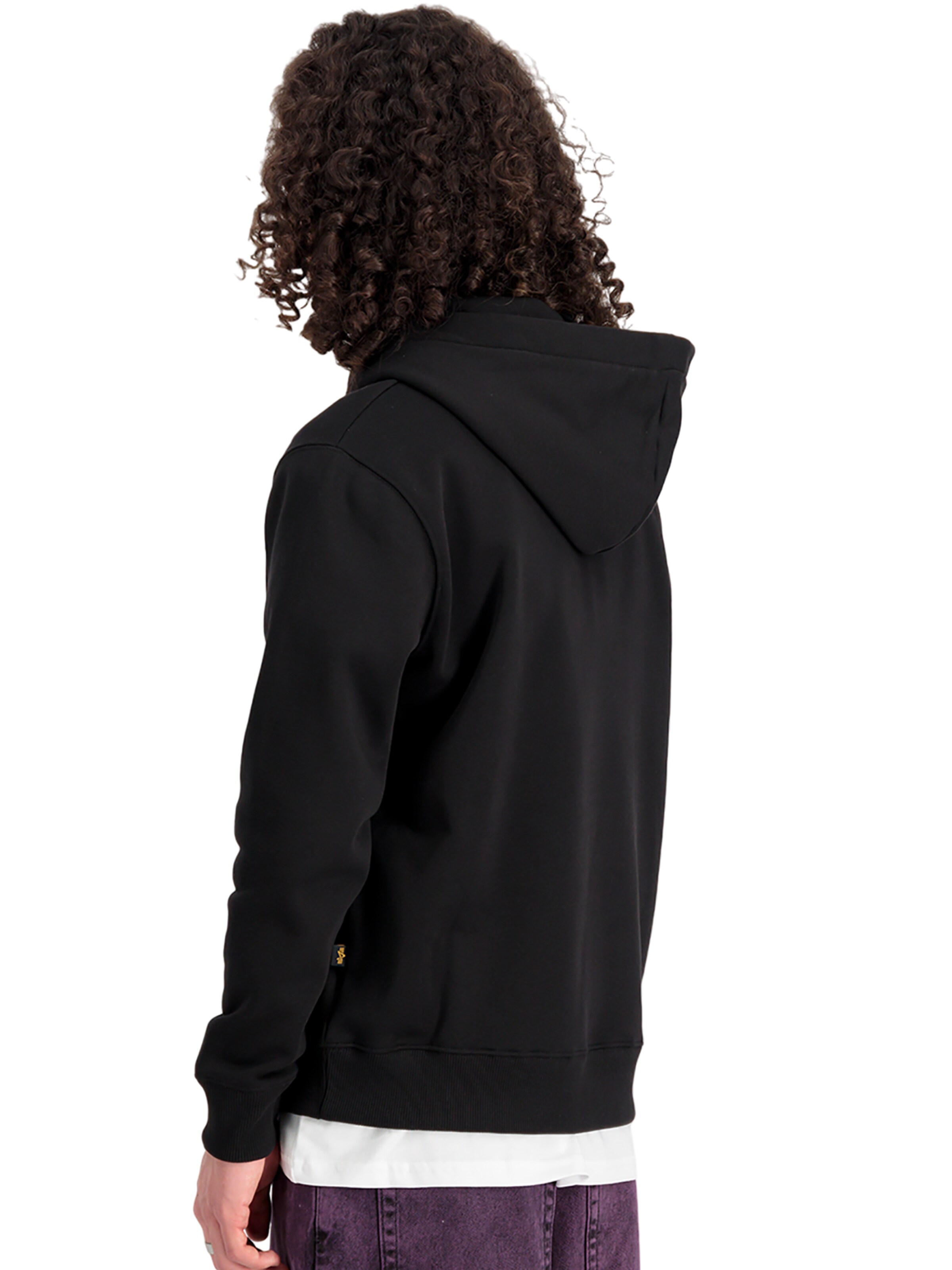 ALPHA INDUSTRIES Sweatshirt 'Carbon' in Black