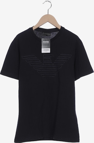 Emporio Armani T-Shirt M in Blau: predná strana