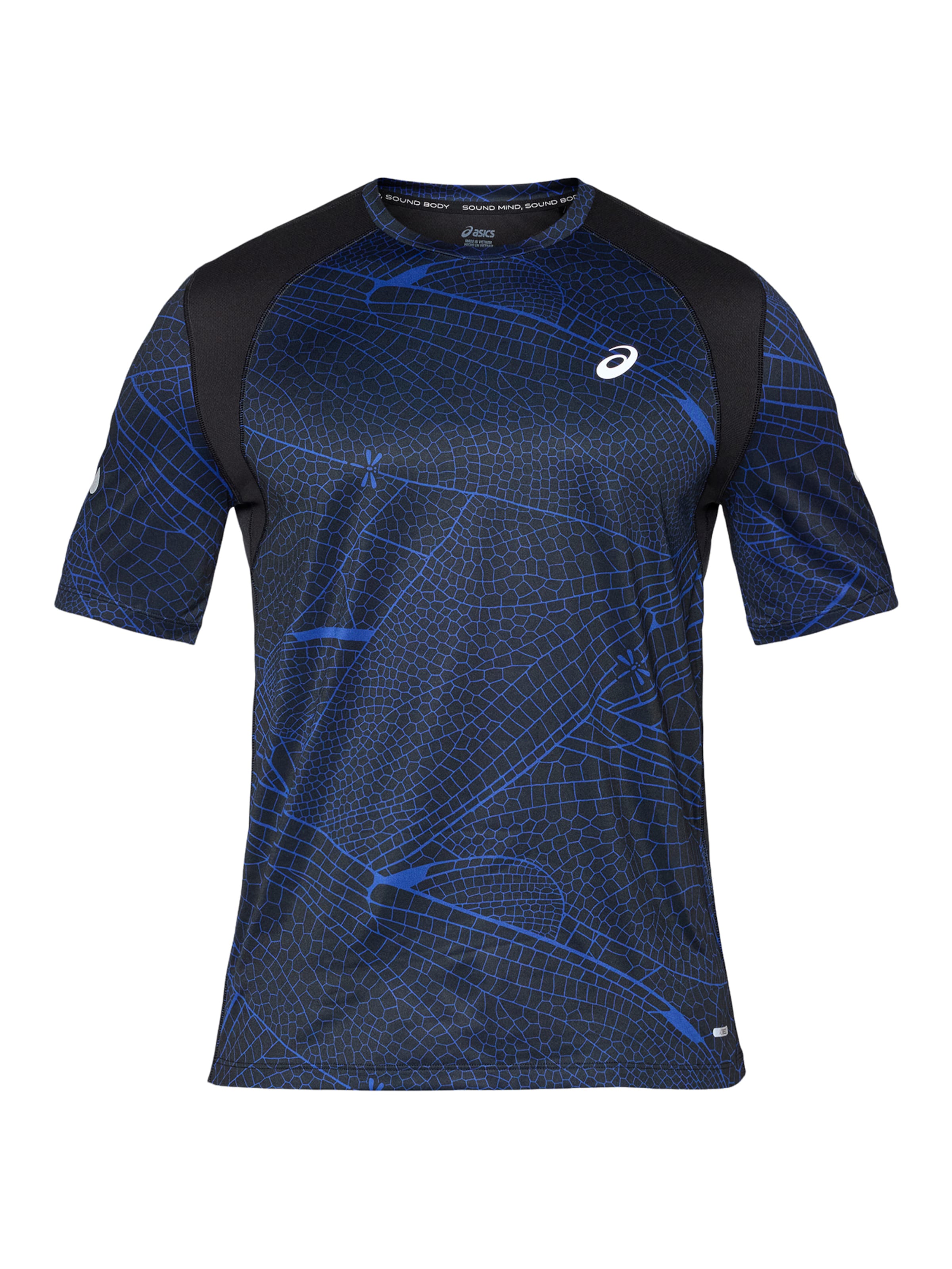 ASICS Performance Shirt 'Road Lite Show' in Black: front