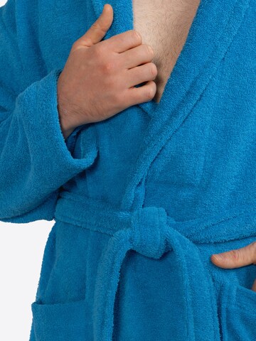 celodoro Long Bathrobe 'Home & Spa Collection' in Blue