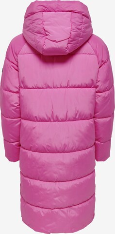 ONLY Winter Coat 'Amanda' in Pink