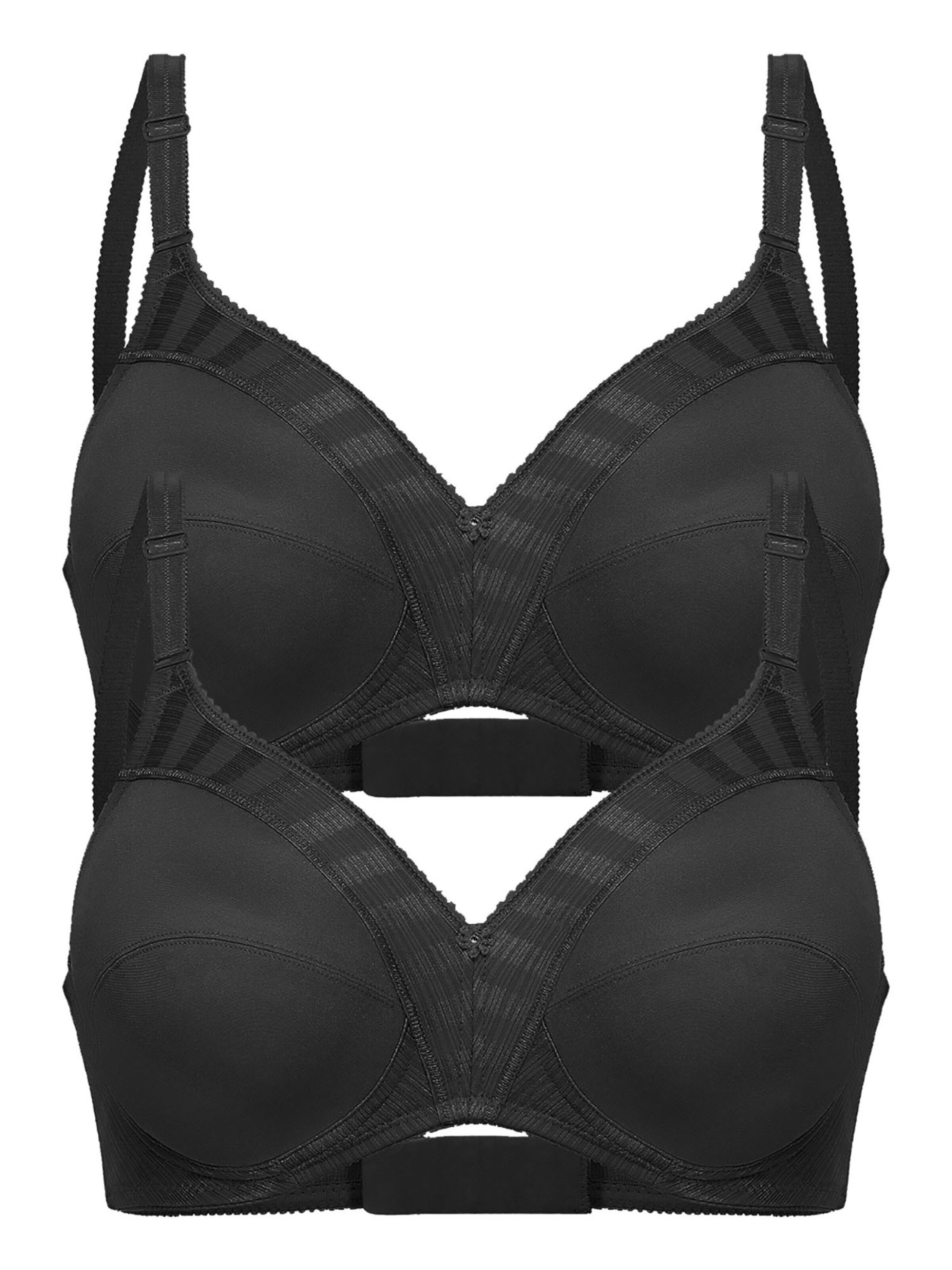 FELINA Bra 'Weftloc' in Black: front