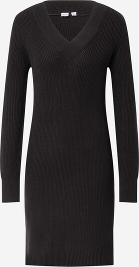 GAP Pletena obleka | črna barva, Prikaz izdelka