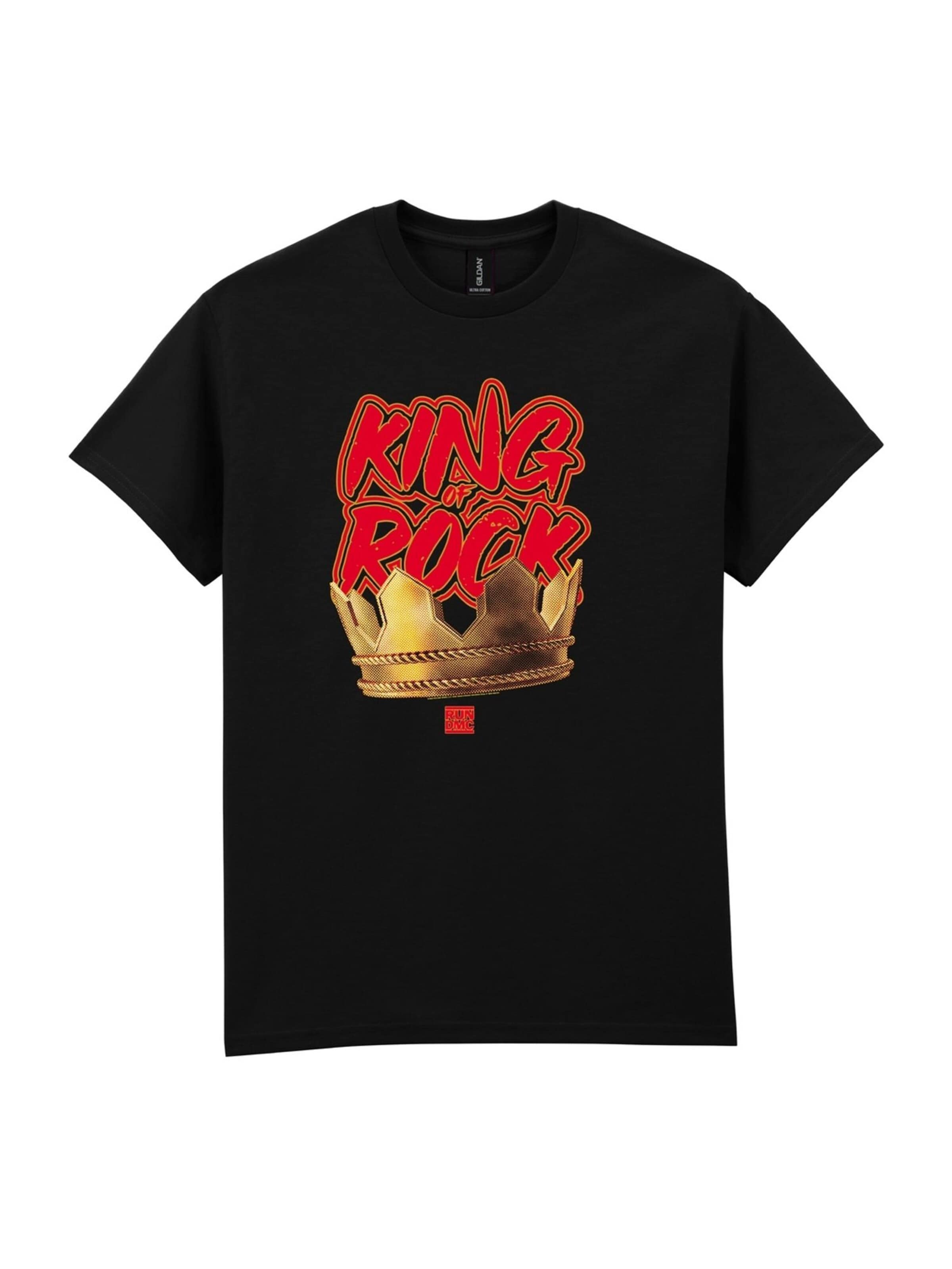T-Shirt 'RUN DMC King of Rock n´Roll T-Shirt' Rockshirts en noir : devant