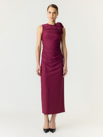 YAS Jurk 'YASDona' in Rood: voorkant
