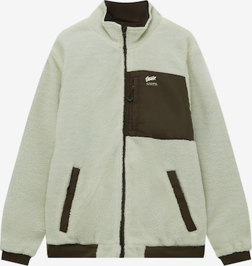 Pull&Bear Between-Season Jacket in Green: front