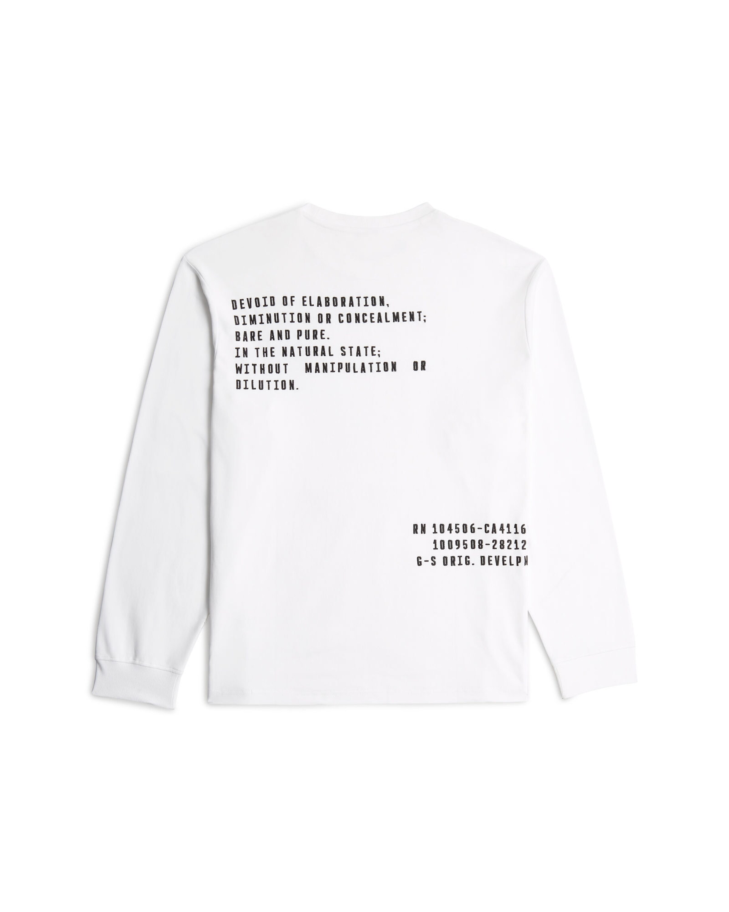 G-STAR Shirt 'The Back' in White