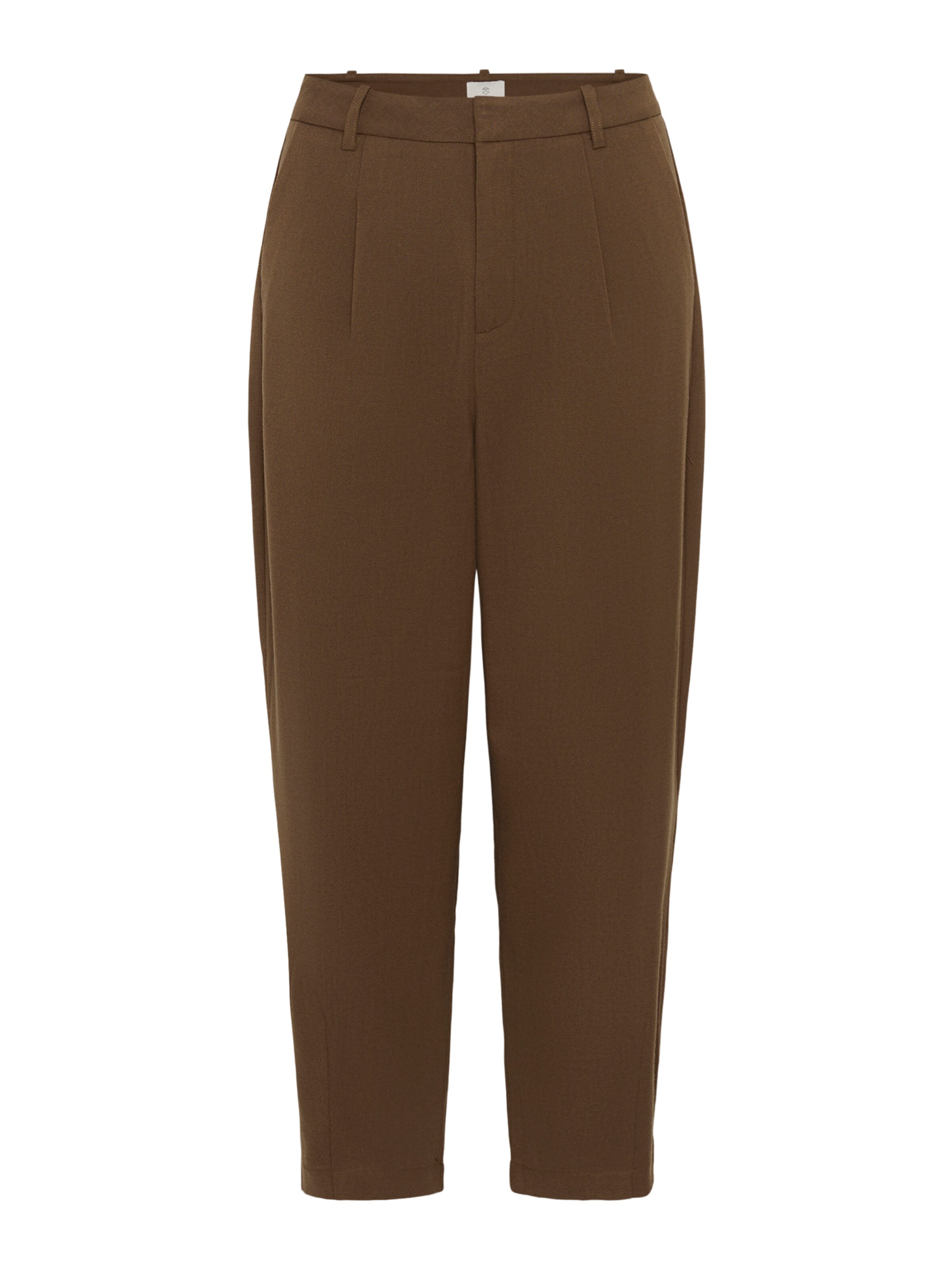 Kaffe Tapered Hose 'KAMerle' in Braun: Vorderseite