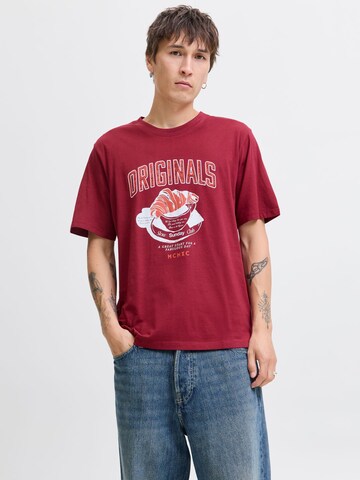 JACK & JONES Shirt in Red: front