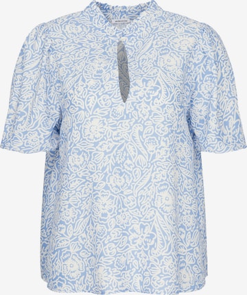 SEIDENSTICKER Blouse 'Schwarze Rose' in Blue: front