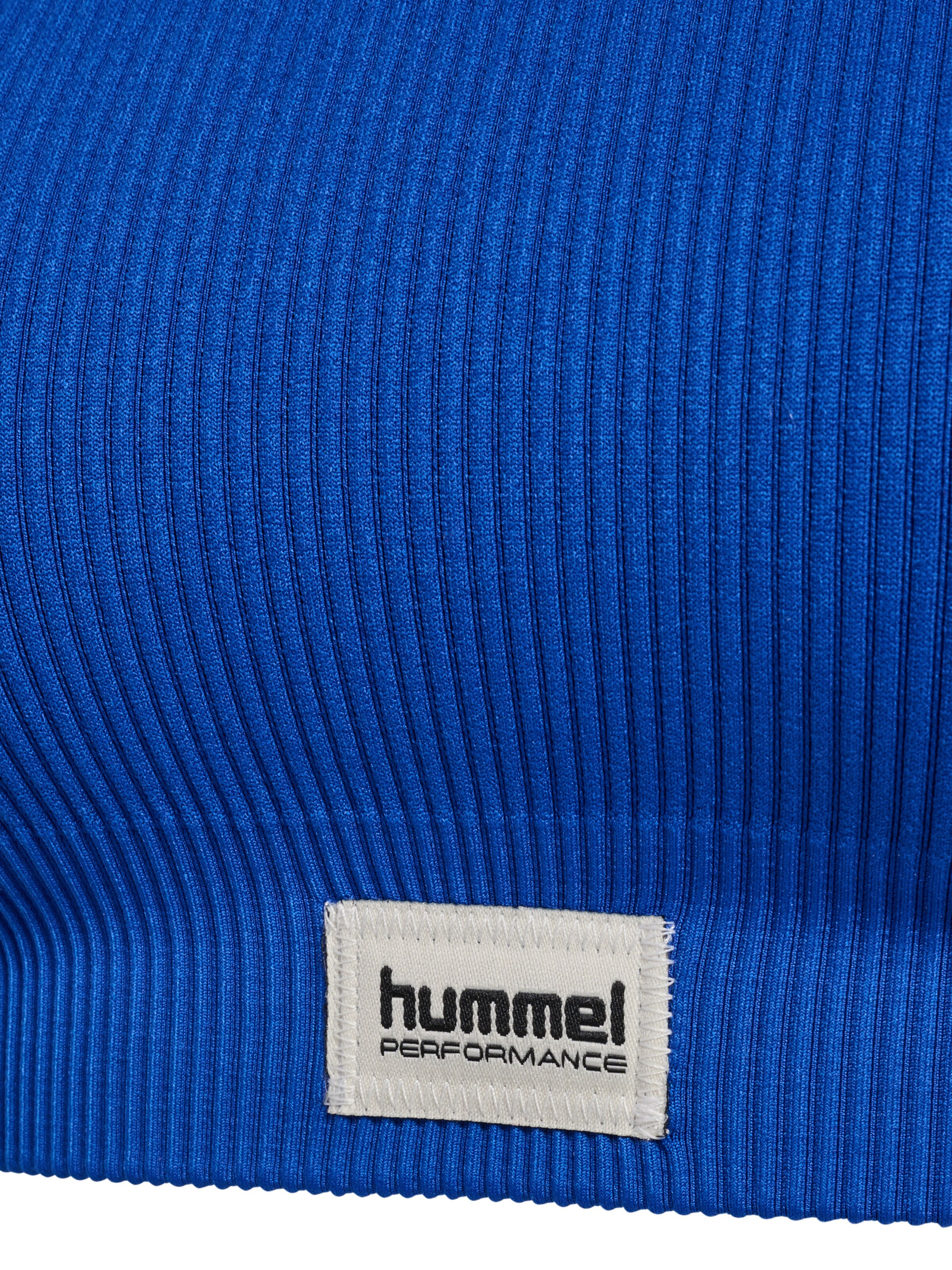 Hummel Bustier Sporttop in Blauw