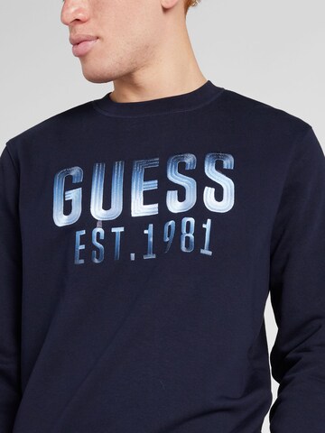 GUESSSweater majica - plava boja