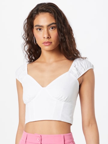 Abercrombie & Fitch - Blusa em branco: frente