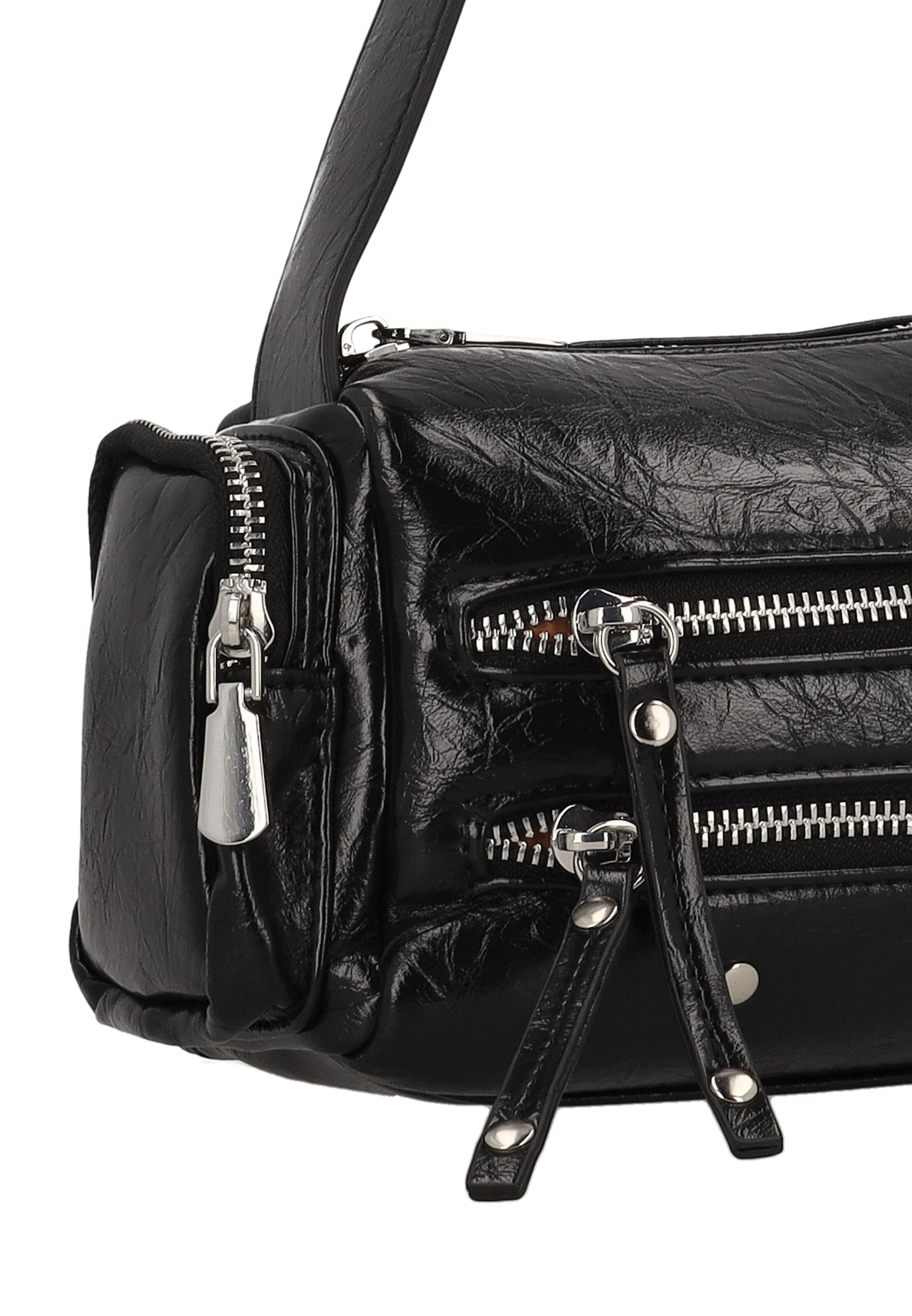 Sac bandoulière myMo ROCKS en noir