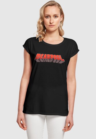 ABSOLUTE CULT T-Shirt 'Deadpool' in Schwarz: predná strana