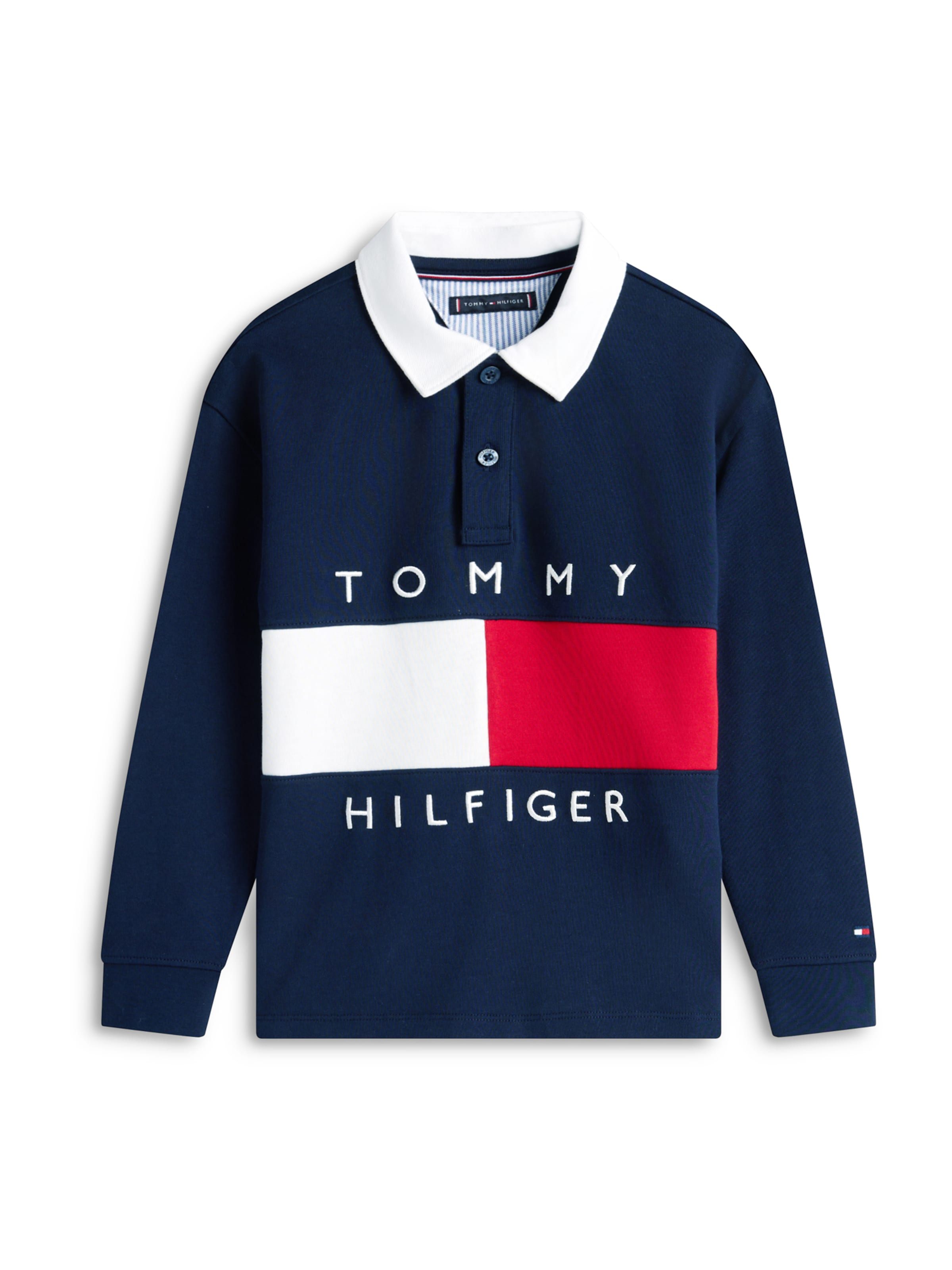 TOMMY HILFIGER Koszulka 'HERITAGE' w kolorze niebieski: przód